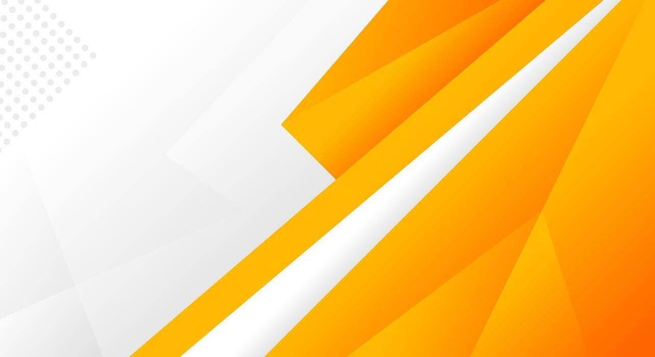 Home White And Orange Modern Background Free Vector
